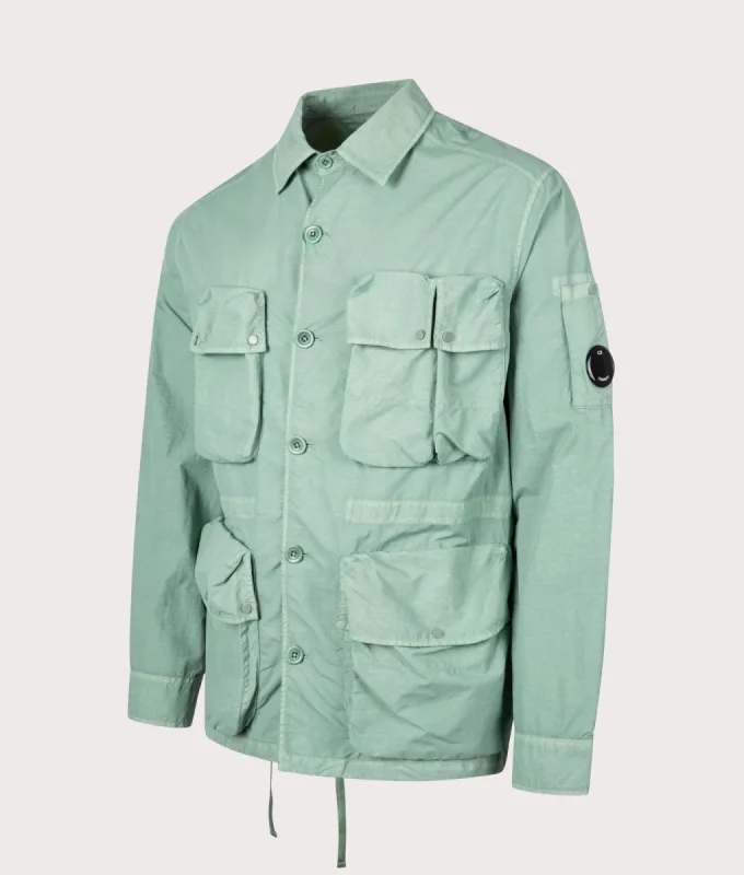 Flatt Nylon Utility Overshirt sold by EQVVS