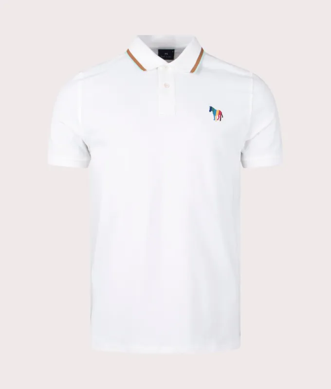 Zebra Emblem Polo Shirt sold by EQVVS