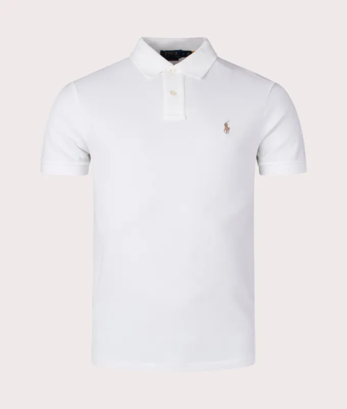 Custom Slim Fit Cotton Pique Polo Shirt sold by EQVVS