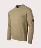 Brushed & Emerized Diagonal Fleece Lens Sweatshirt sold by EQVVS