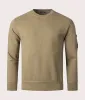Brushed & Emerized Diagonal Fleece Lens Sweatshirt sold by EQVVS