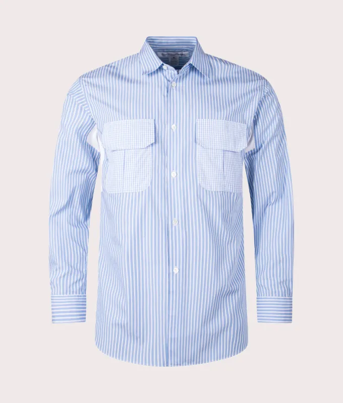 Striped Check Shirt sold by EQVVS