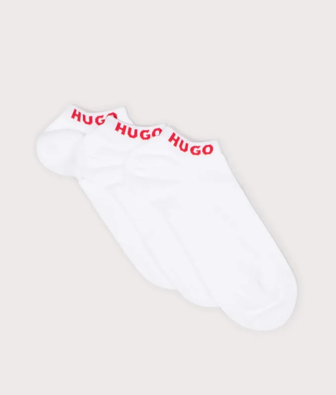 Three Pack of Cuff Logo Ankle Socks sold by EQVVS