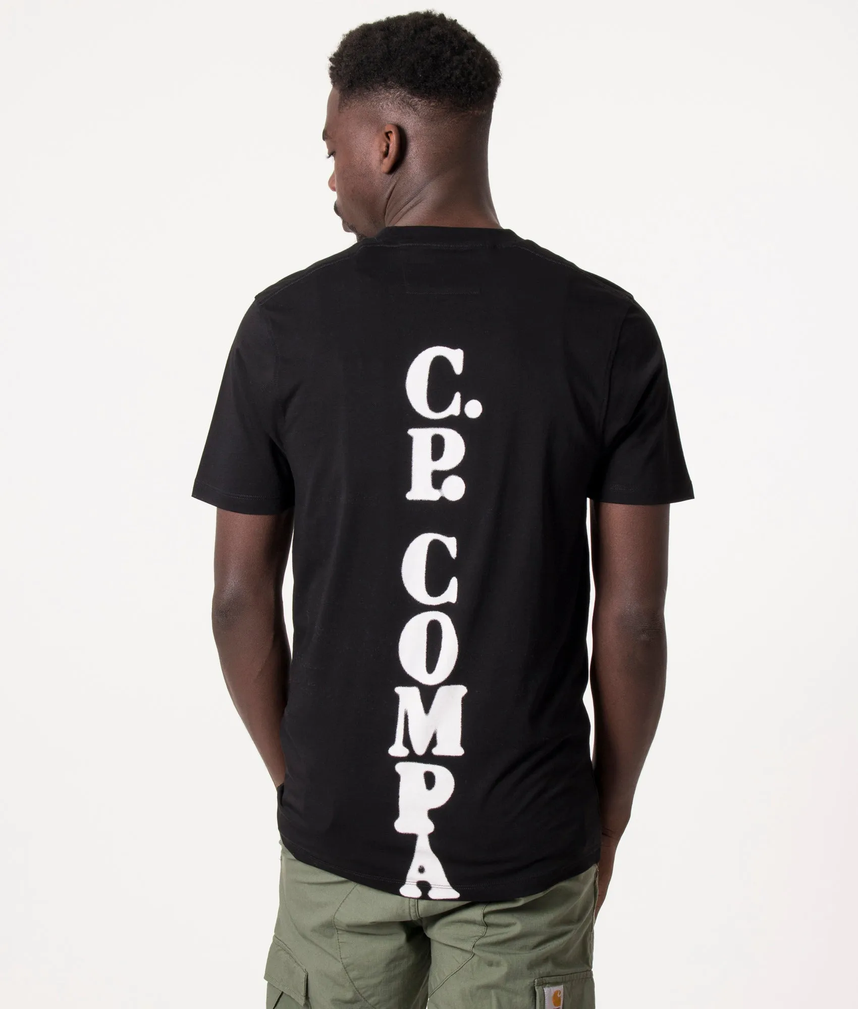 Relaxed Fit 30/1 Vertical Logo T-Shirt sold by EQVVS