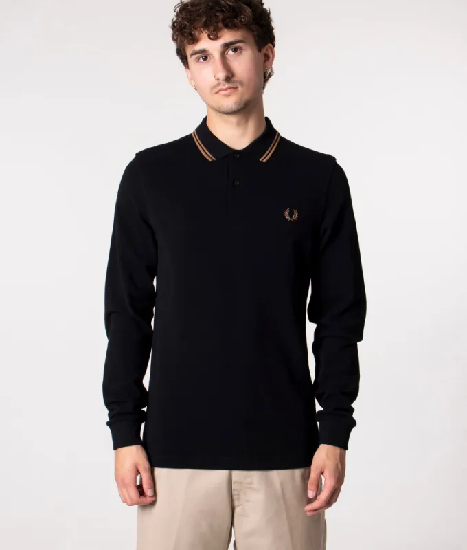 Long Sleeve Twin Tipped Polo Shirt sold by EQVVS