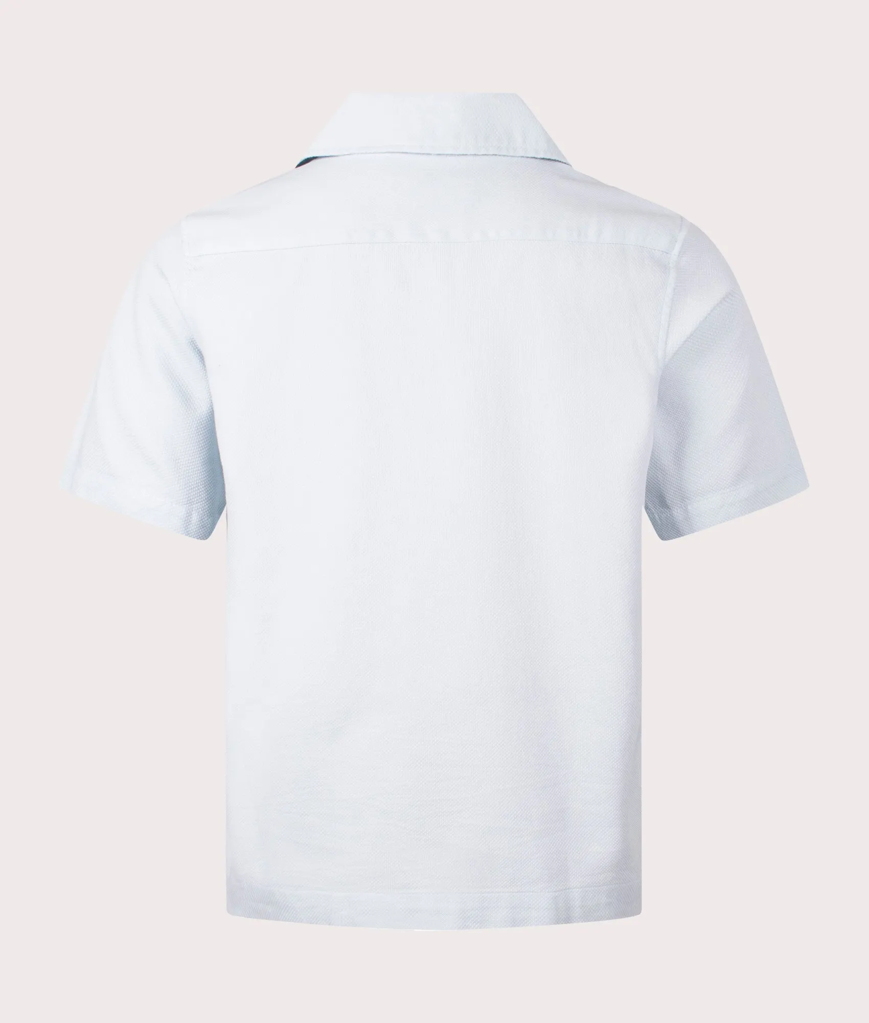 Pique Texture Revere Collar Shirt sold by EQVVS product image thumbnail 3