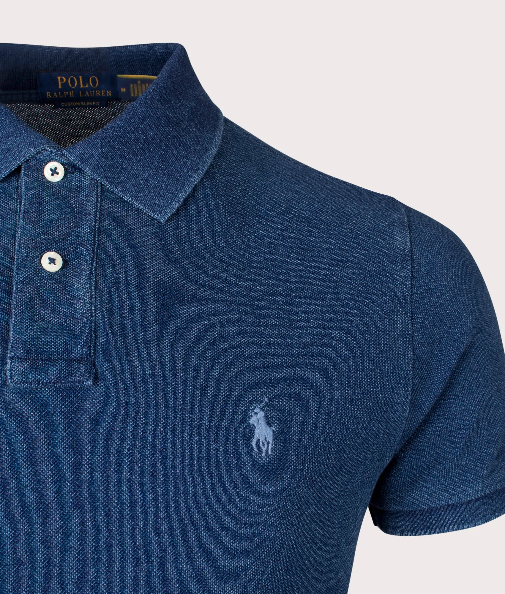 Custom Slim Fit Mesh Polo Shirt sold by EQVVS product image thumbnail 2