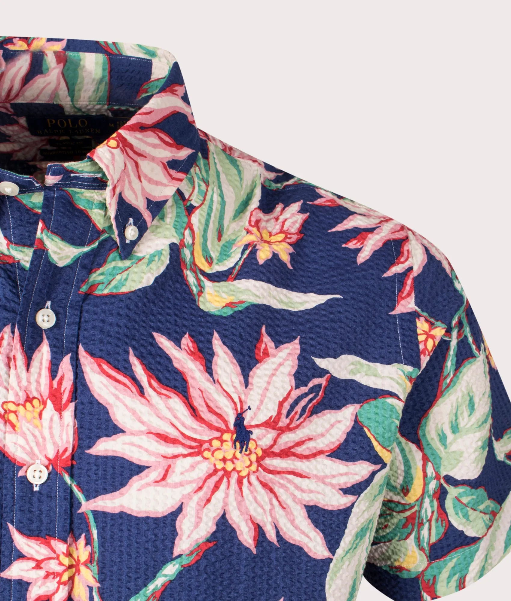 Classic Fit Floral Seersucker Shirt sold by EQVVS product image thumbnail 2