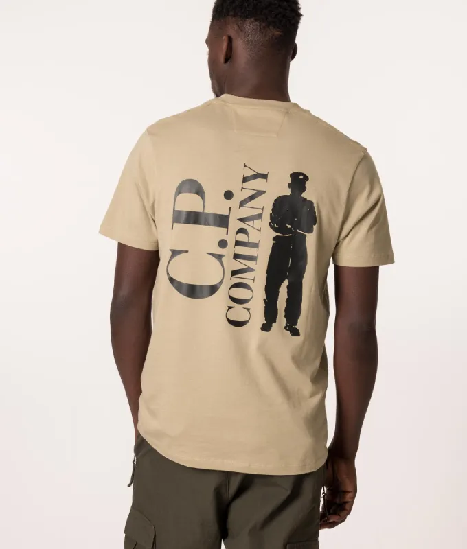 Relaxed Fit 30/1 Jersey Reverse Print T-Shirt sold by EQVVS