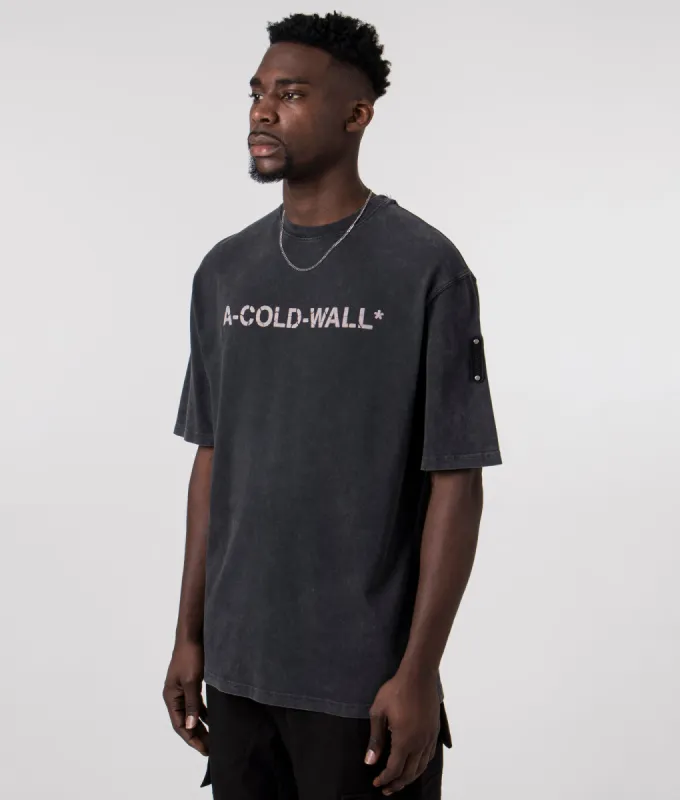 Relaxed Fit Overdye Logo T-Shirt sold by EQVVS