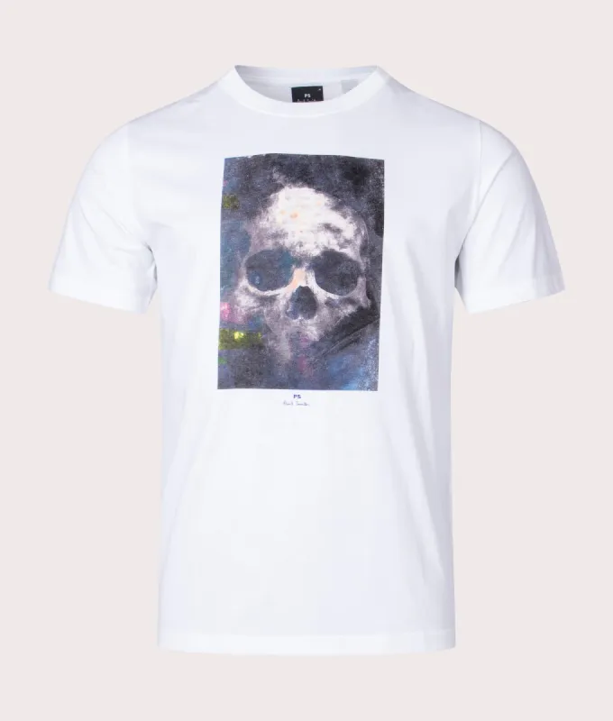 Painted Skull Logo T-Shirt made by EQVVS