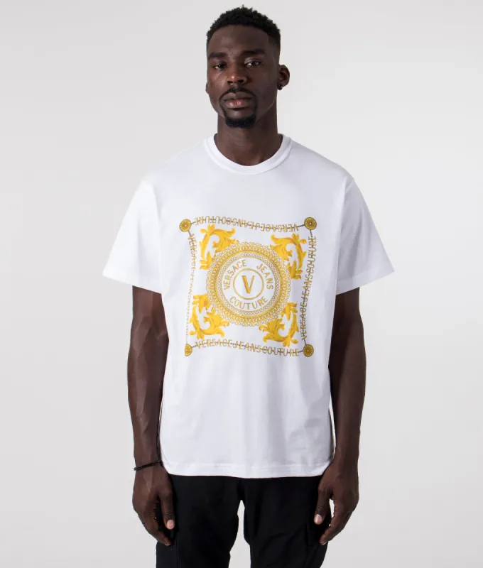Foulard V Emblem Chain Logo T-Shirt sold by EQVVS