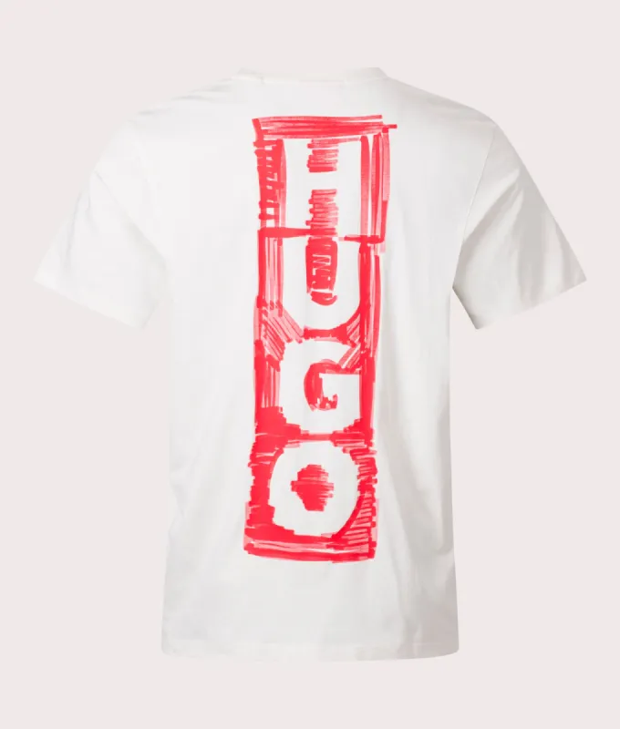 Relaxed Fit Danden Back Print T-Shirt sold by EQVVS