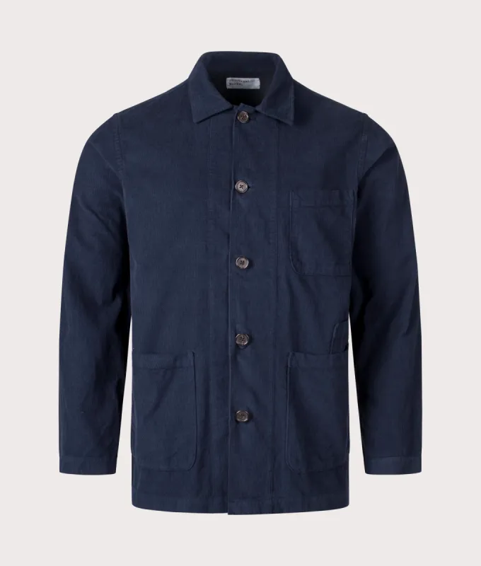 Fine Cord Bakers Overshirt sold by EQVVS
