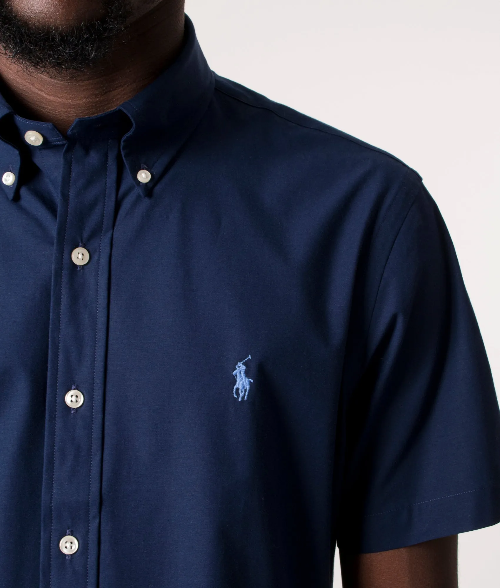 Custom Slim Fit Short Sleeve Shirt sold by EQVVS product image thumbnail 5