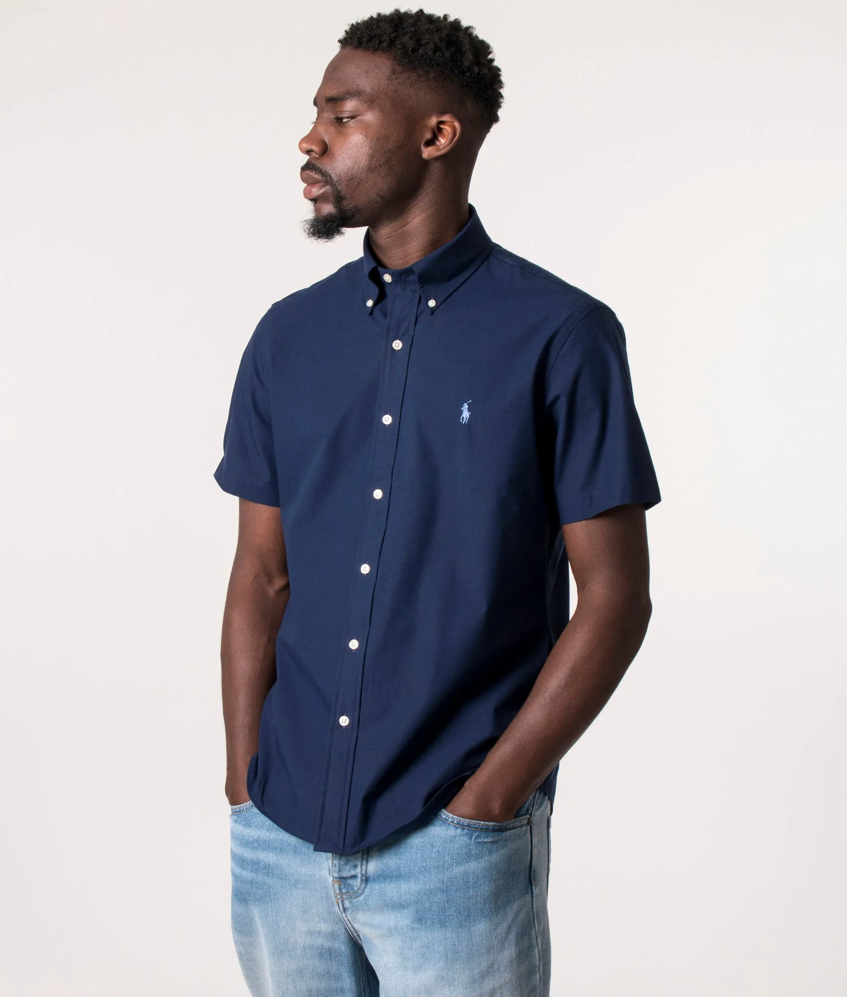 Custom Slim Fit Short Sleeve Shirt sold by EQVVS product image thumbnail 4