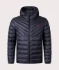Terra Chvron Hooded Jacket sold by EQVVS