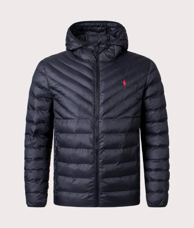 Terra Chvron Hooded Jacket sold by EQVVS