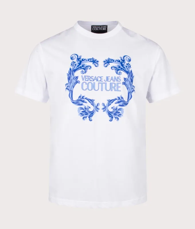 Rubberised Logo Baroque T-Shirt sold by EQVVS