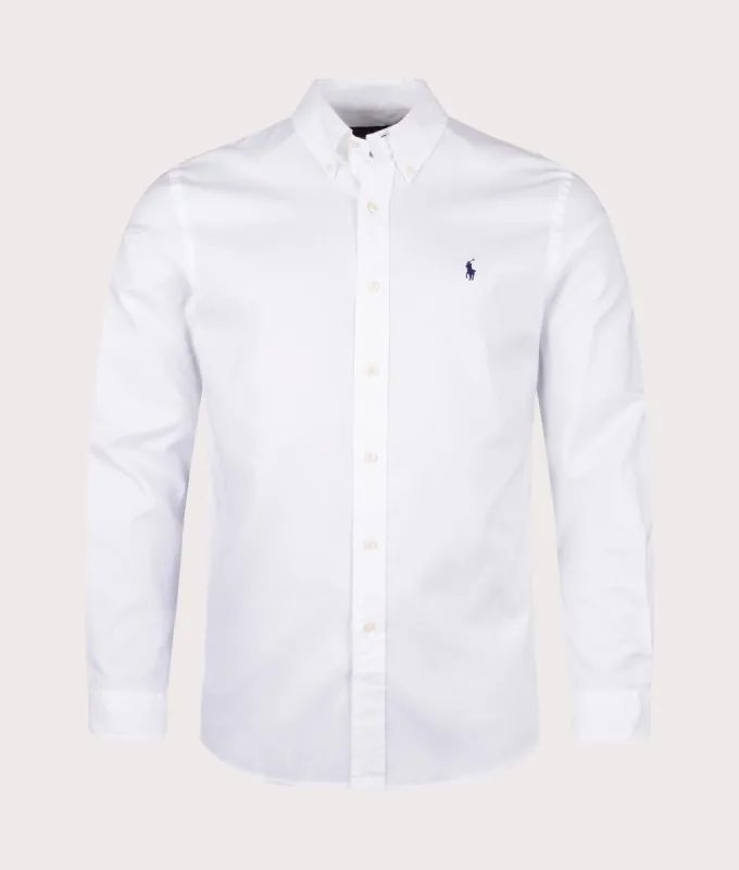 Custom Fit Stretch Oxford Shirt made by Polo by Ralph Lauren