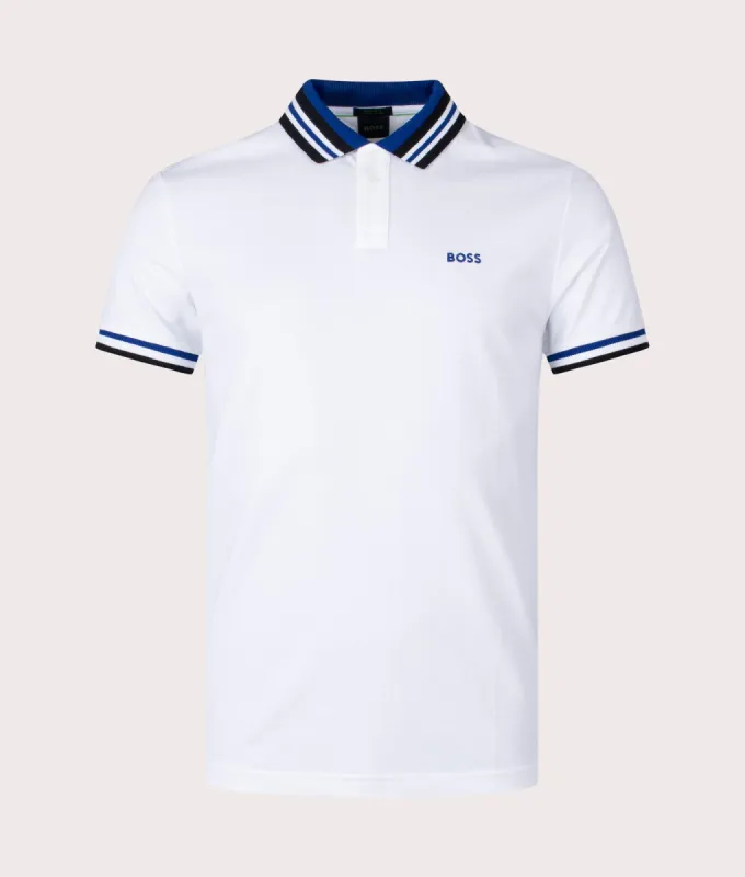 Paddy 2 Ribbed Striped Trims Polo Shirt sold by EQVVS