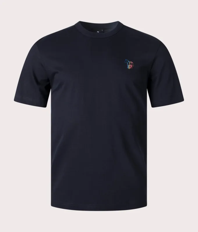 Hollow Broad Stripe Zebra Emblem T-Shirt sold by EQVVS