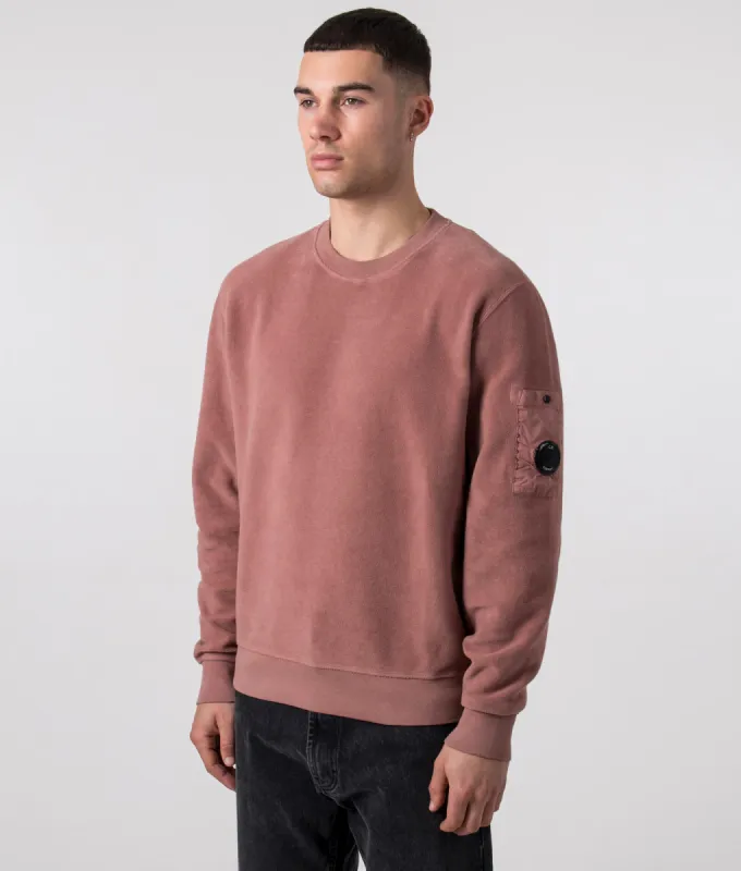 Reversed Brushed & Emerized Diagonal Fleece Sweatshirt sold by EQVVS