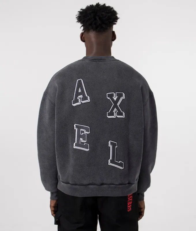 Typo Embroidered Sweatshirt sold by EQVVS