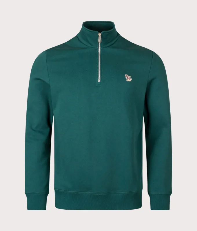 Quarter Zip Zebra Sweatshirt sold by EQVVS