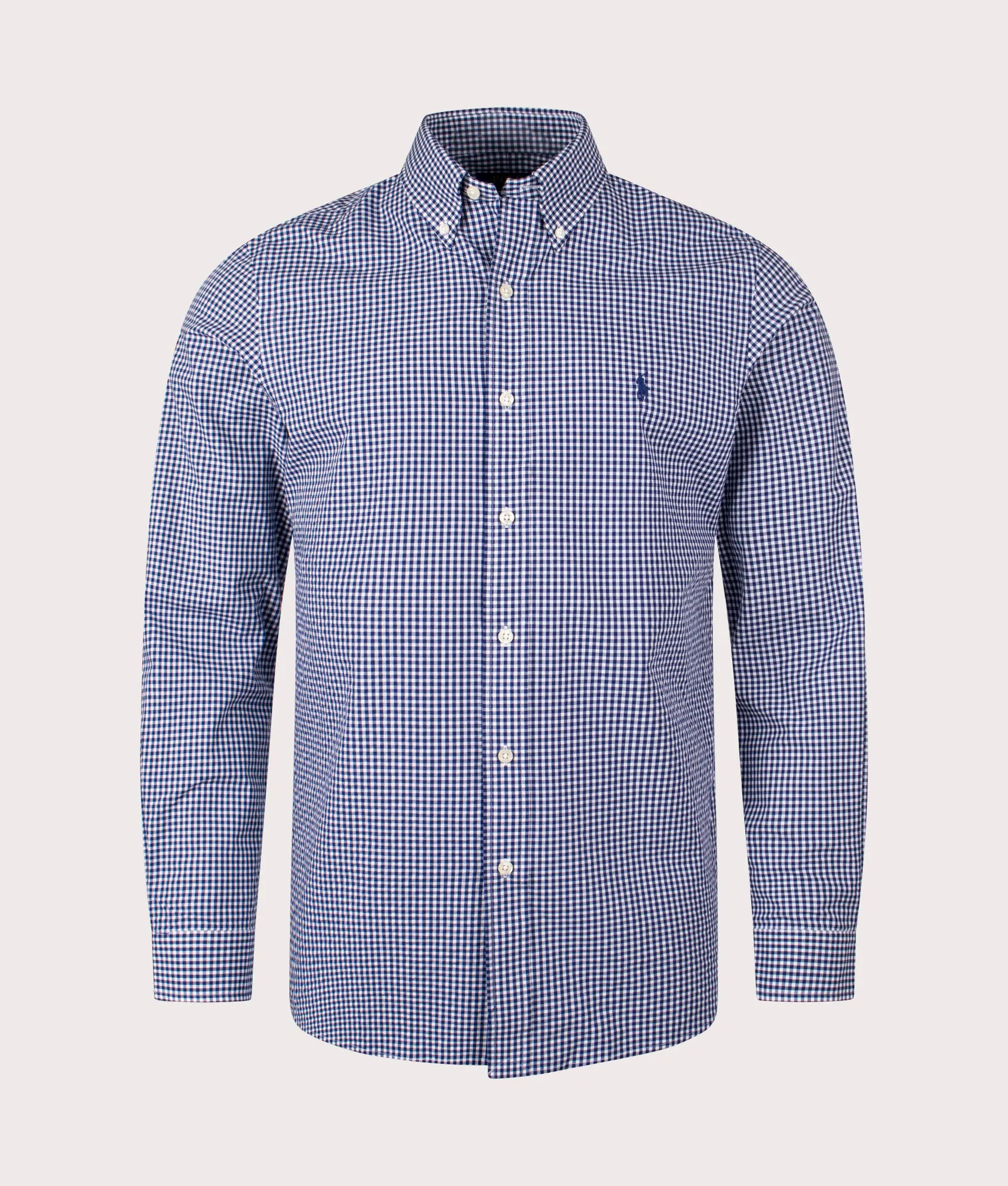 Custom Fit Gingham Poplin Shirt sold by EQVVS