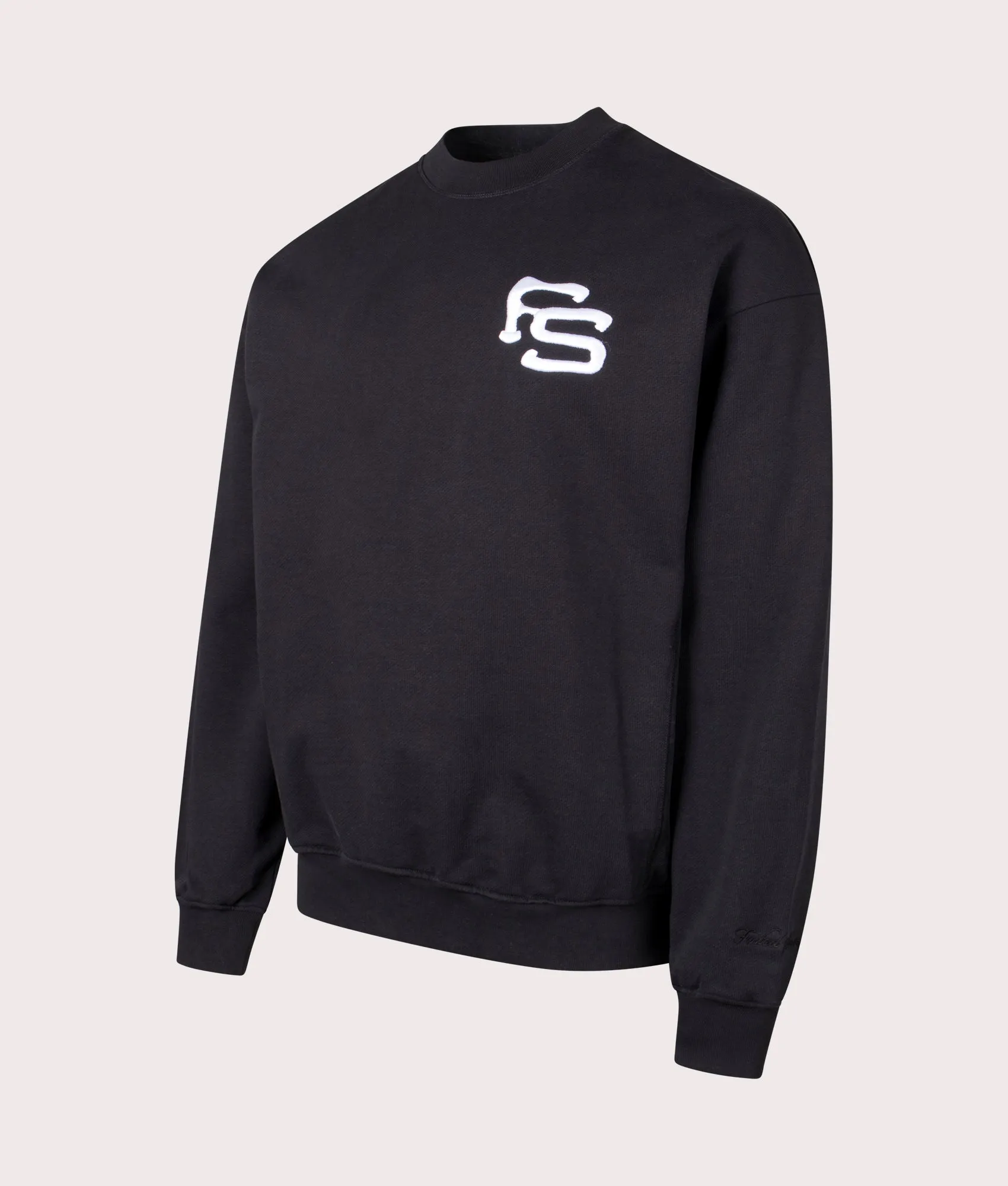 Embroidered Loopback Crew Sweatshirt sold by EQVVS product image thumbnail 2