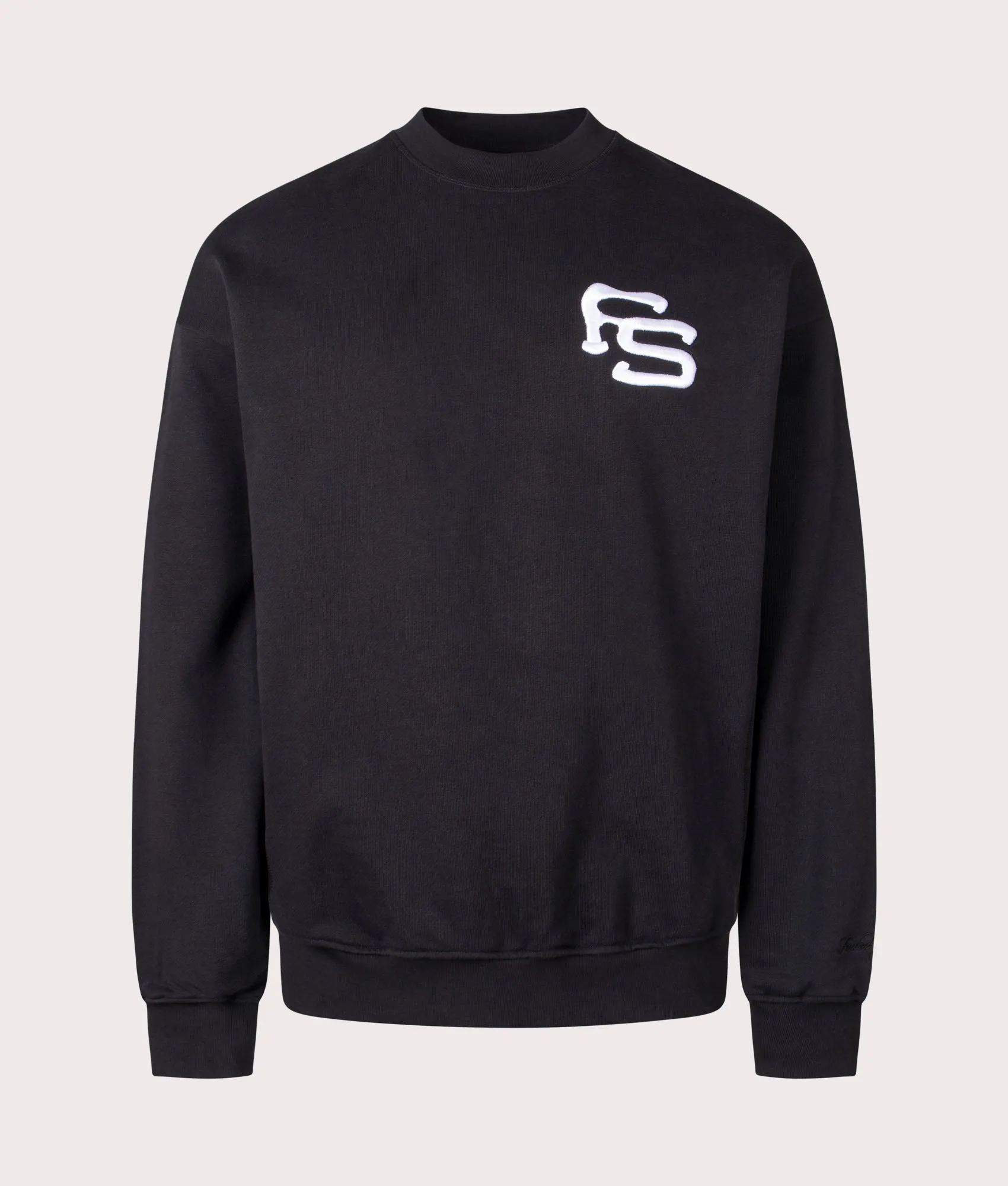 Embroidered Loopback Crew Sweatshirt sold by EQVVS