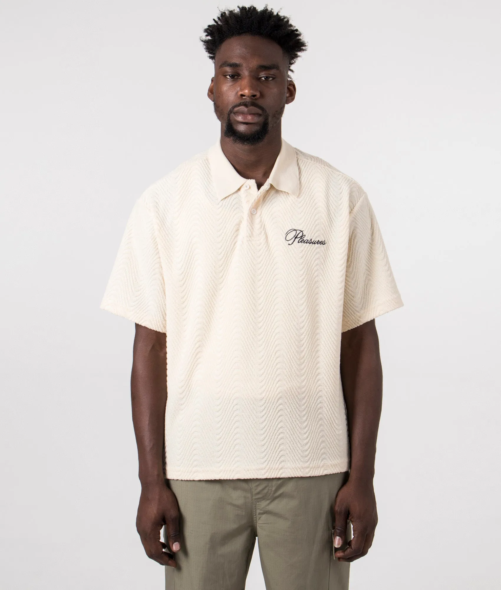 Zen Terry Boxy Polo sold by EQVVS