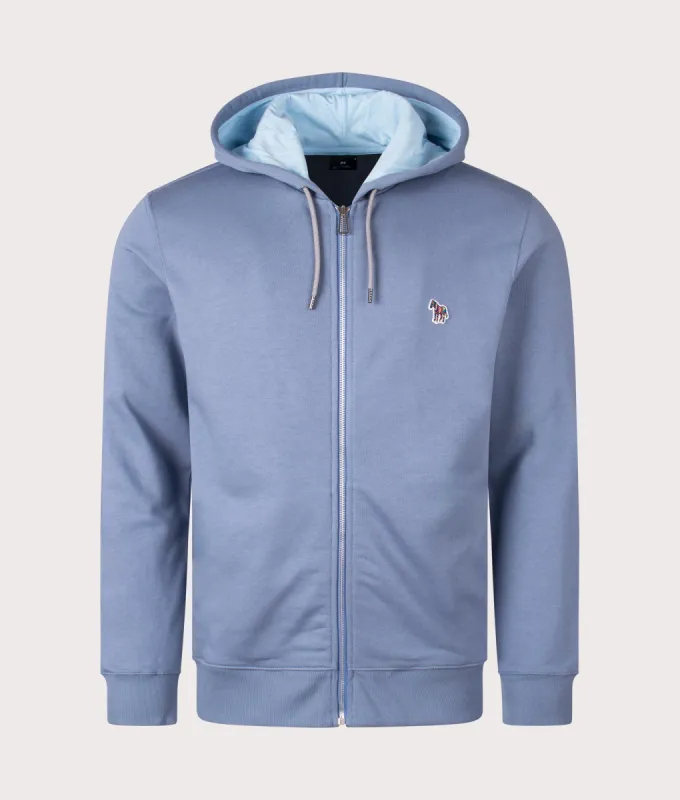 Zip Through Zebra Hoodie sold by EQVVS