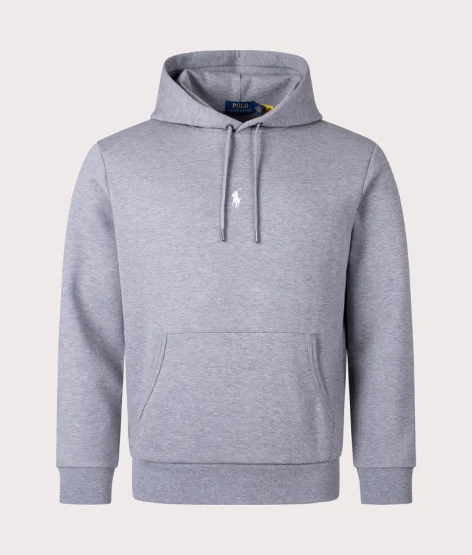 Double Knit Central Logo Hoodie sold by EQVVS