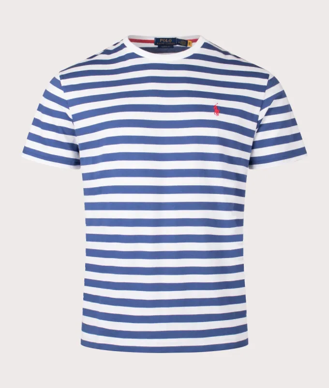 Classic Fit Striped Jersey T-Shirt sold by EQVVS