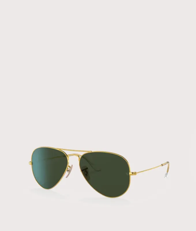 Aviator Large Metal Sunglasses sold by EQVVS