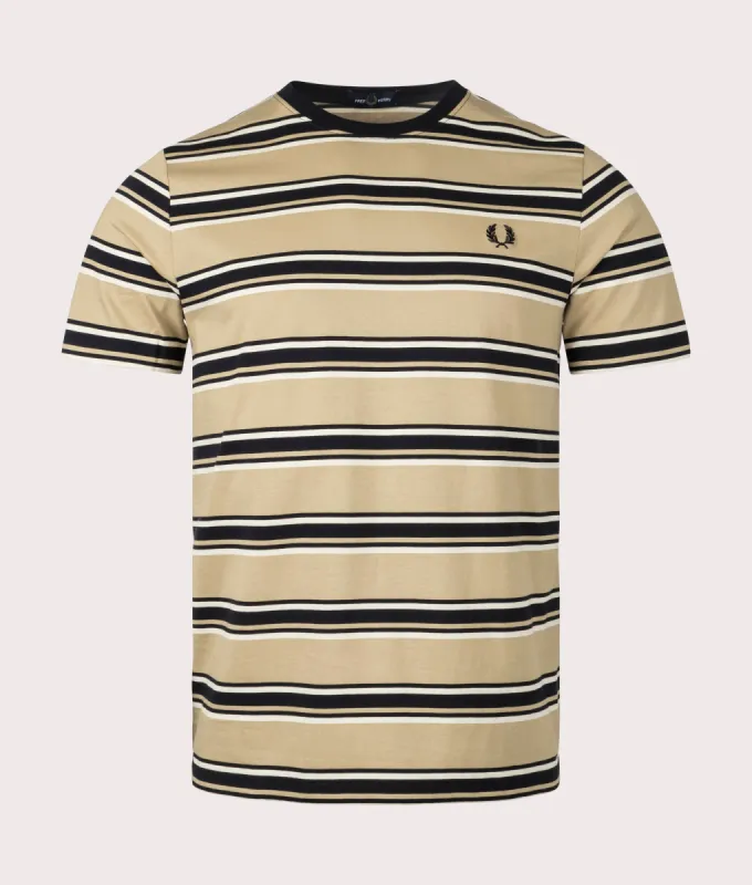 Stripe T-Shirt made by Fred Perry
