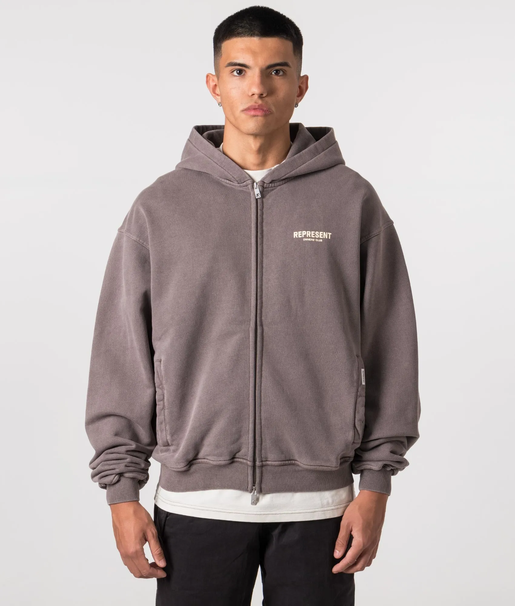Represent Owners Club Zip Through Hoodie sold by EQVVS