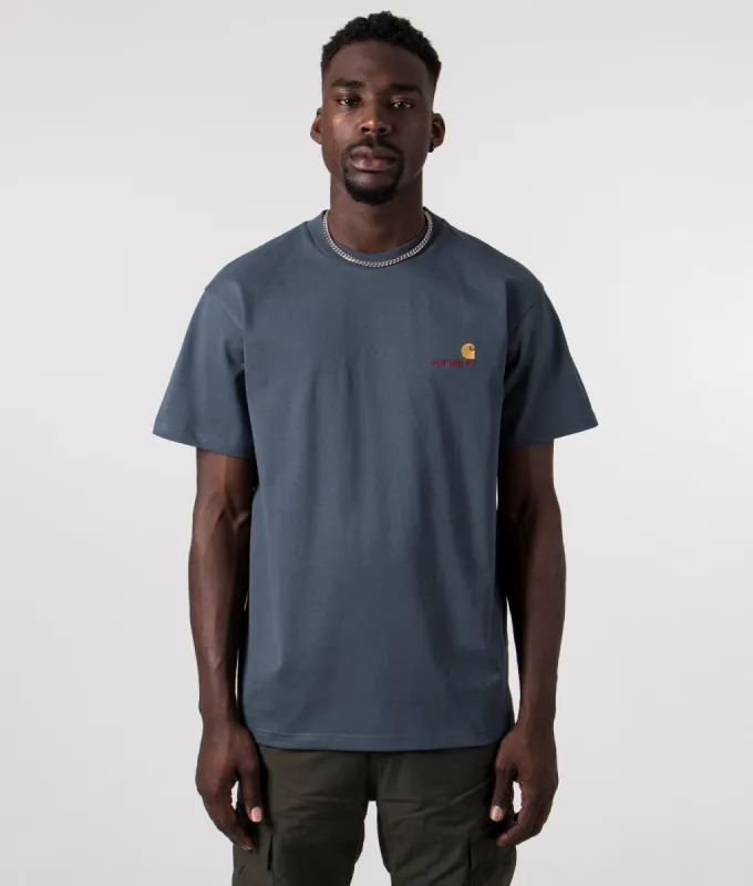 Relaxed Fit American Script T-Shirt sold by EQVVS