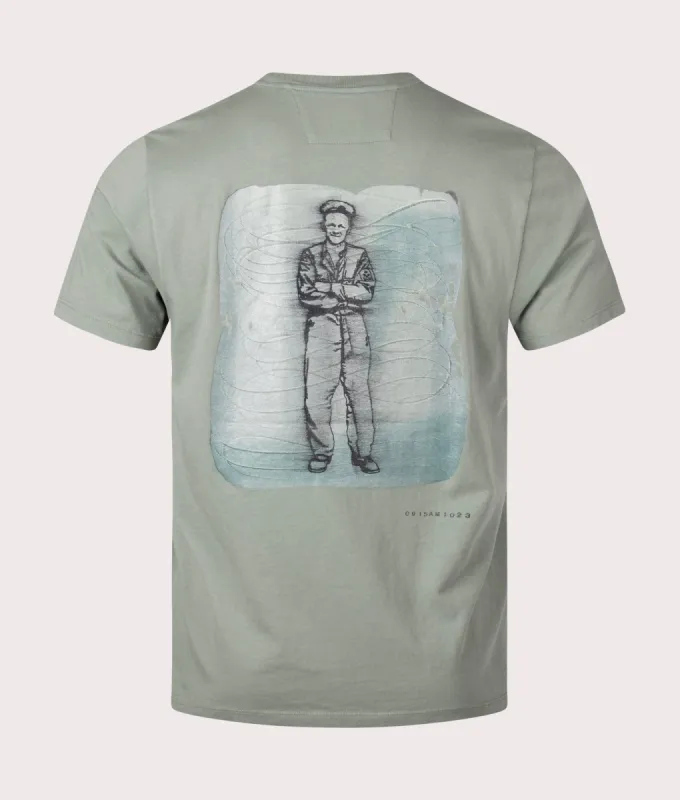 British Sailor Back Print T-Shirt sold by EQVVS