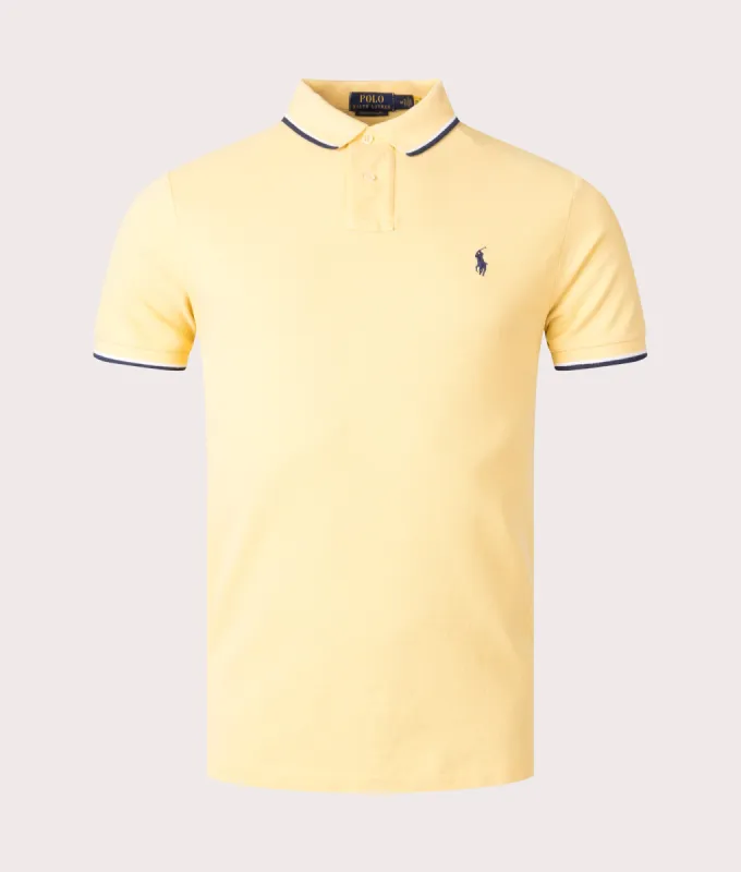 Custom Slim Fit Mesh Polo Shirt sold by EQVVS