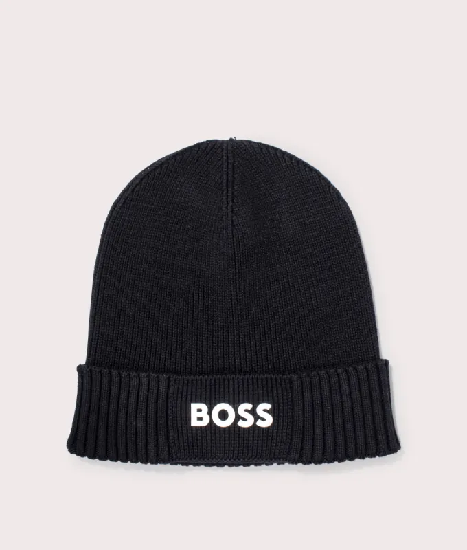 Contrast Logo Asic X Beanie sold by EQVVS