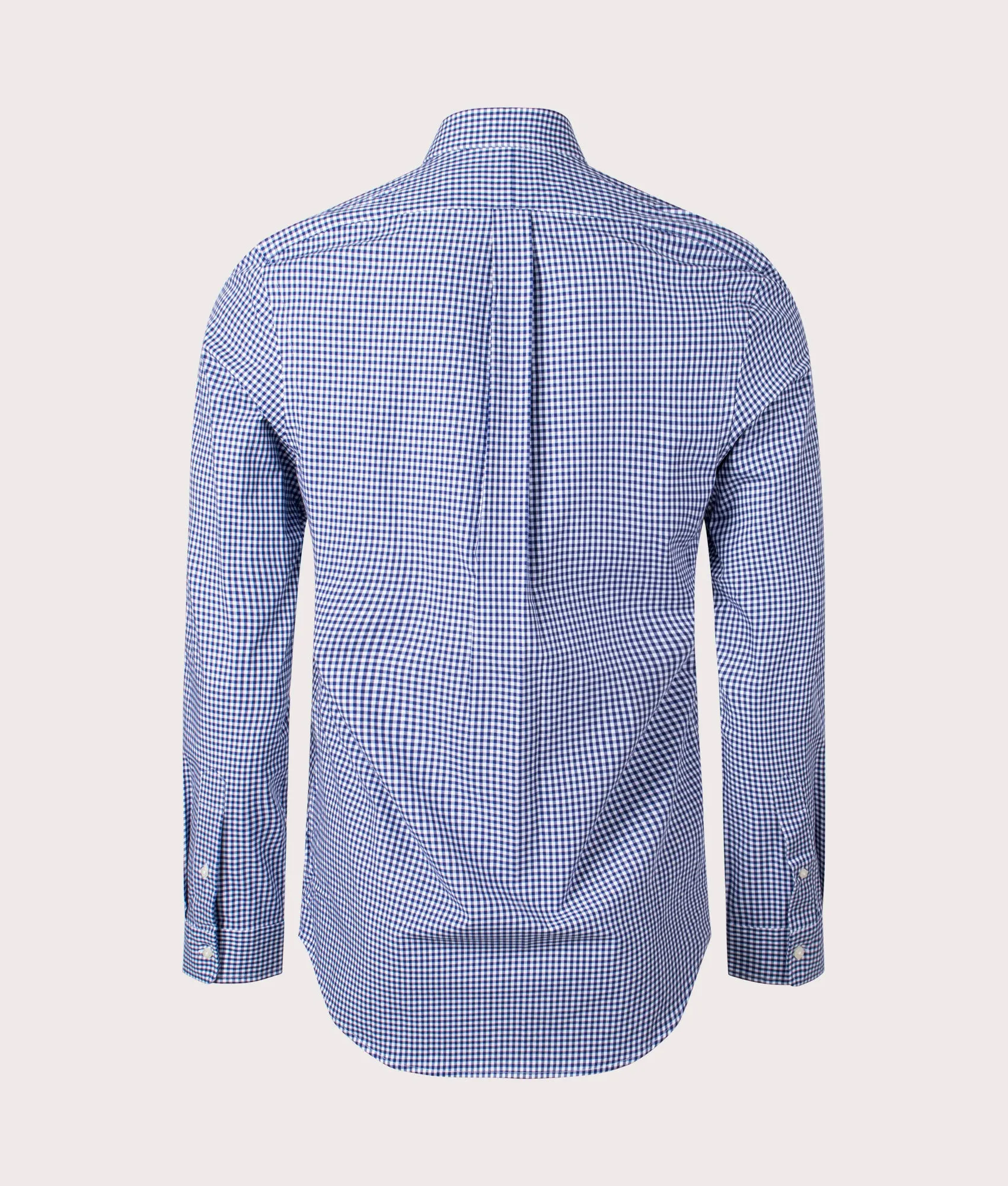 Slim Fit Gingham Stretch Poplin Shirt sold by EQVVS product image thumbnail 3
