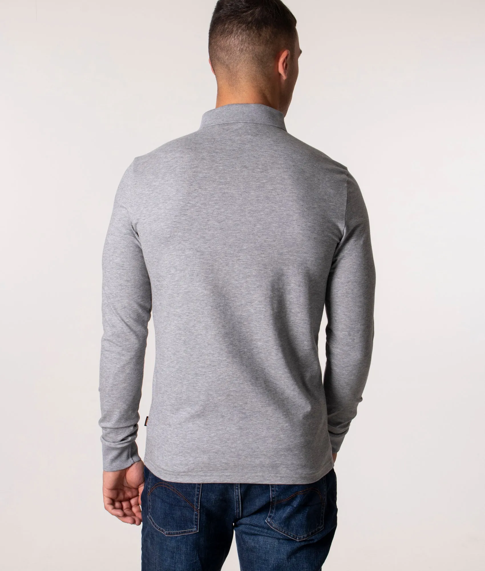 Slim Fit Long Sleeve Passerby Polo Shirt sold by EQVVS product image thumbnail 4