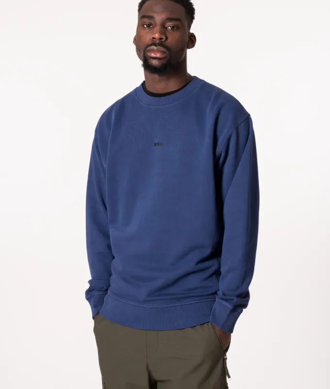 Garment Dyed Wefade Sweatshirt made by Hugo Boss