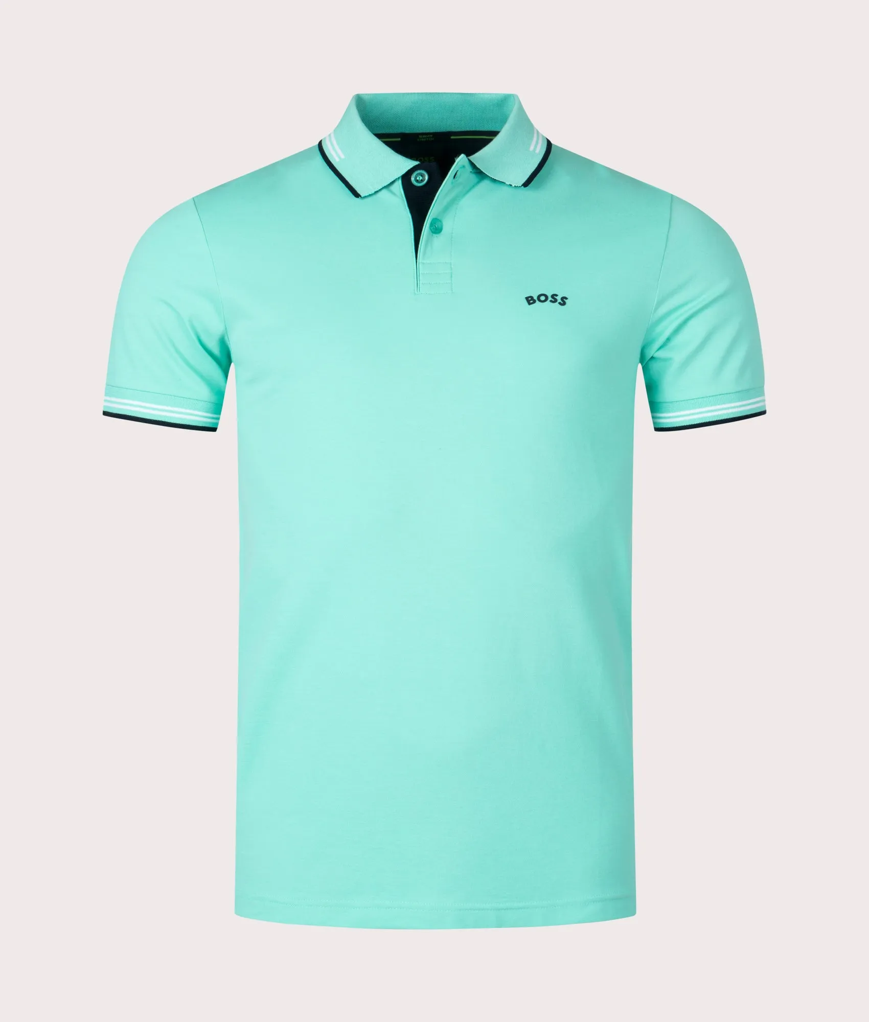 Slim Fit Paul Curved Logo Polo Shirt sold by EQVVS