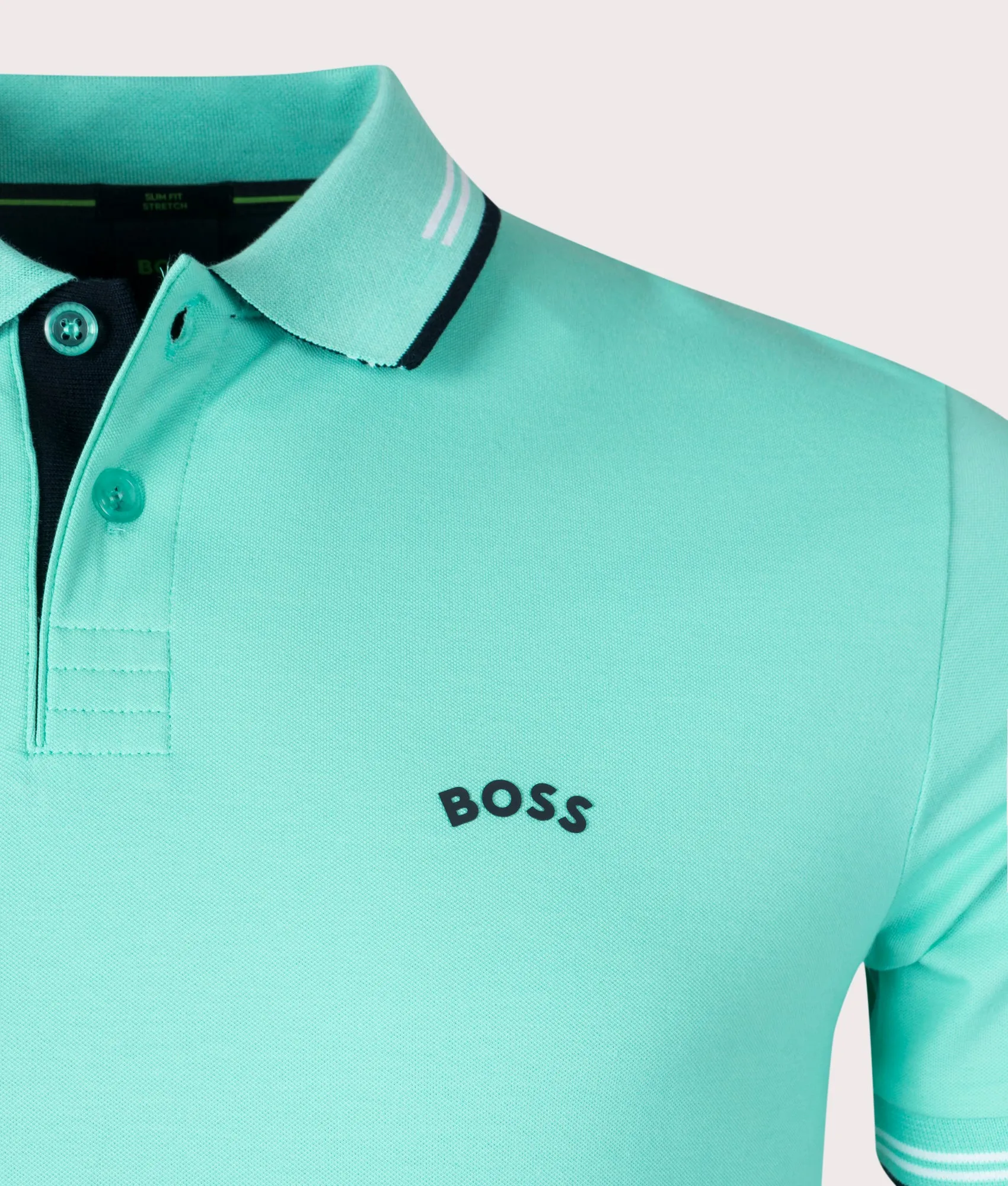 Slim Fit Paul Curved Logo Polo Shirt sold by EQVVS product image thumbnail 2
