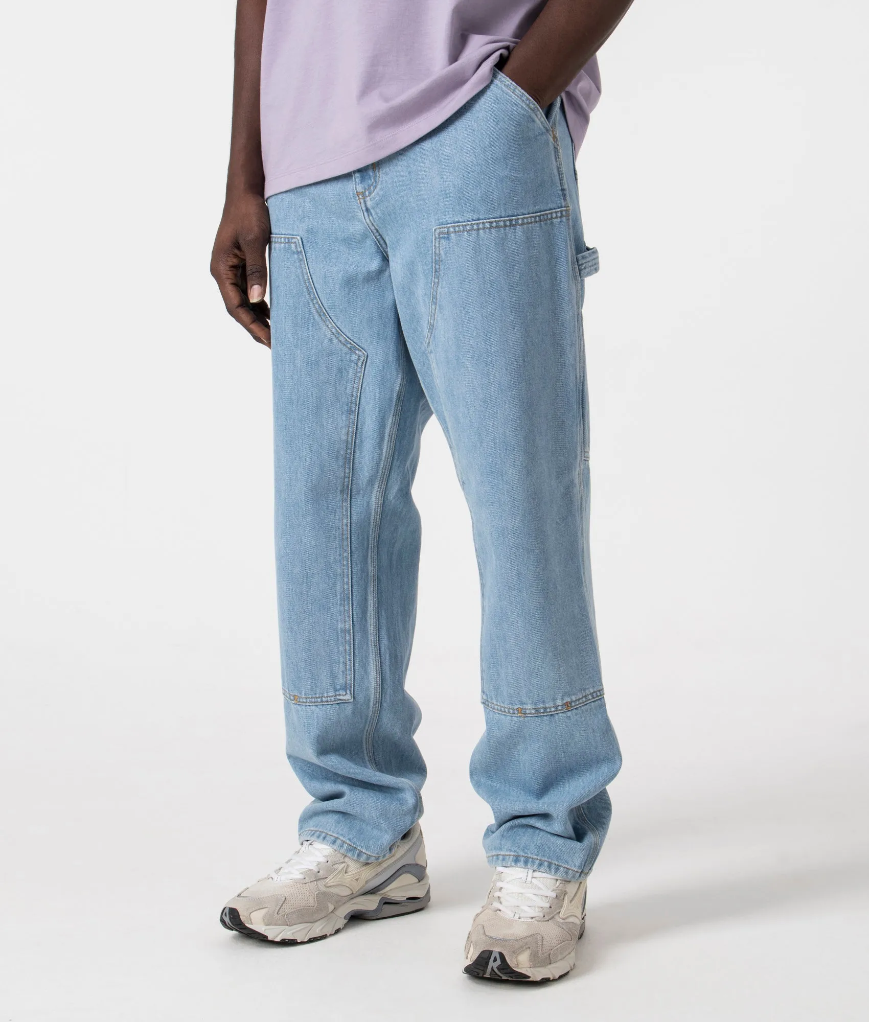 Relaxed Fit Double Knee Pants sold by EQVVS