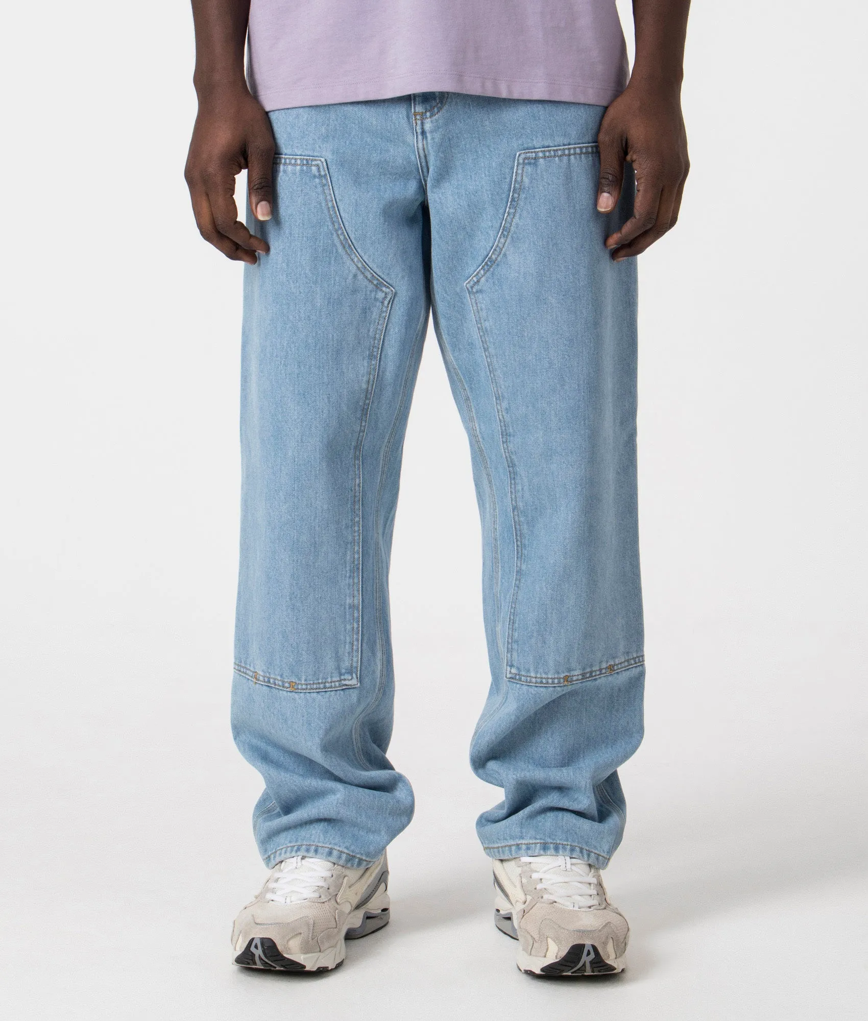 Relaxed Fit Double Knee Pants sold by EQVVS product image thumbnail 2